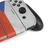 Czech Republic Flag Distressed Nintendo Switch OLED (2021) Skin